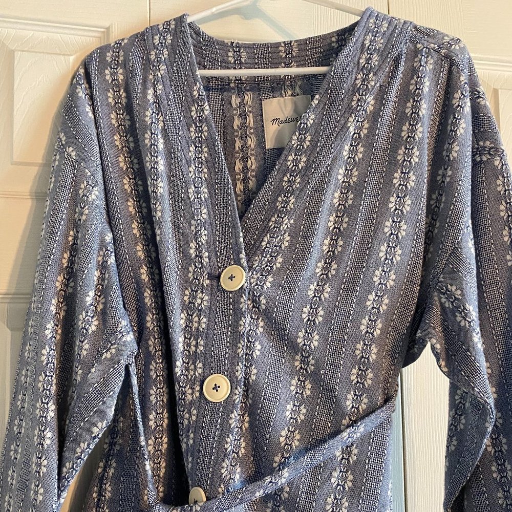 Floral Button Up Sweater